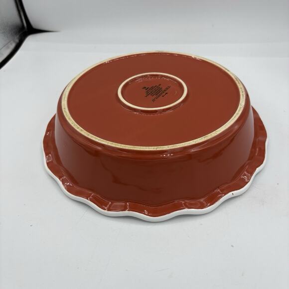 Threshold Pie Dish Baking Plate 10.5"x2" Fall Harvest Thanksgiving‎ Acorn Wheat - Picture 8 of 9